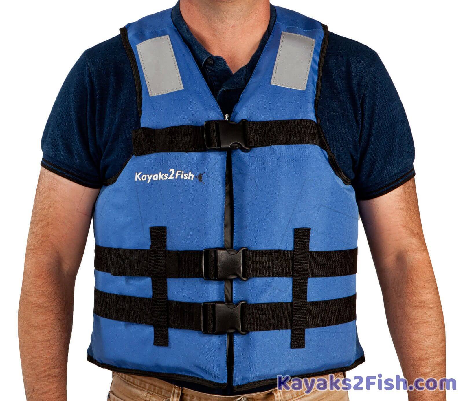 LifeJacket Buoyancy Vest Life Jacket Blue Kayak Life Jacket