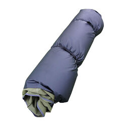 Orca Outdoors Deluxe Double Size Canvas Swag with 70mm Mattress and Awning Poles - Khaki