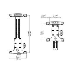 Railblaza Screengrabba R-Lock Starport Kit