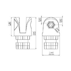 Railblaza Clevis/Bimini Support Pair