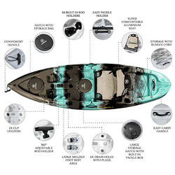 NextGen 9 Fishing Kayak Package - Bora Bora [Brisbane-Darra]