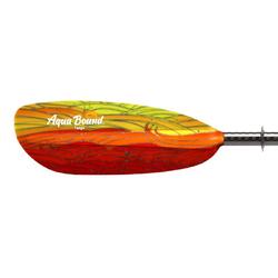 Aqua Bound Tango Fiberglass 2pc Straight Shaft Kayak Paddle Fuego