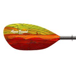 Aqua Bound Whiskey Fiberglass 2pc Straight Shaft Kayak Paddle Fuego