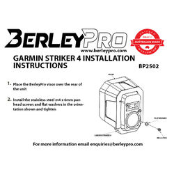 BerleyPro Garmin Echomap 45DV Visor