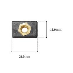 K2F Brass insert Track Nut 6 Pieces