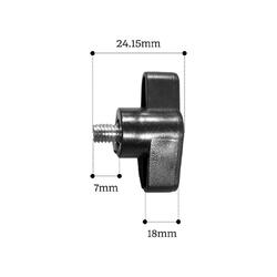 K2F Thump Screw M6 x 7mm - Pair