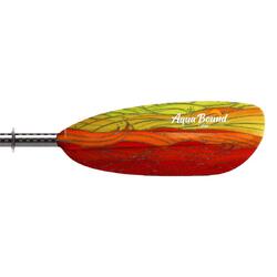 Aqua Bound Tango Fiberglass 2pc Straight Shaft Kayak Paddle Fuego