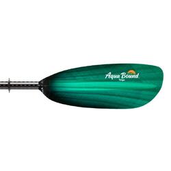 Aqua Bound Tango Fiberglass 2pc Straight Shaft Kayak Paddle Green Tide