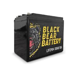 Black Bear Battery LiFePo4 50Ah Battery with 10A Charger