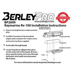 BerleyPro Hobie Raymarine RV-100 Ready Transducer Mount