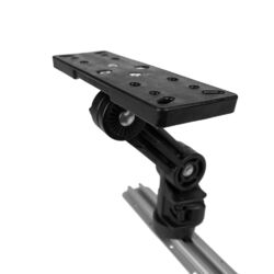 YakAttack Rectangular Fish Finder Mount with Track Mounted LockNLoad™ Mounting System