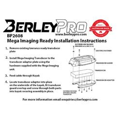 BerleyPro Hobie Humminbird Mega Imaging Ready Transducer Mount