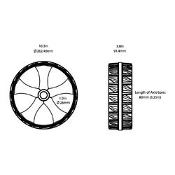 Railblaza C-Tug Replacement Wheels (Pair)