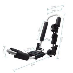 K2F Adjustable J-Style Kayak Carrier Roof Rack Mounted Holder