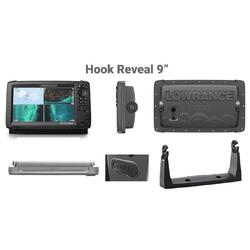 Lowrance HOOK Reveal 9 TripleShot with CHIRP, SideScan, DownScan & AUS NZ charts