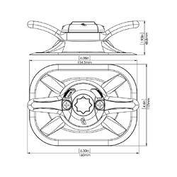 Railblaza CLeatPort RIB Mount 3m VHB