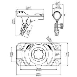 Railblaza Rod Holder R with StarPort HD