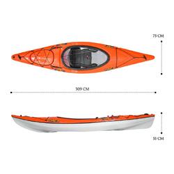 Orca Outdoors Xlite 10 Ultralight Performance Touring Kayak - Sunrise [Brisbane]