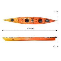 Oceanus 17 Duo Sit In Kayak - Sunrise [Newcastle]