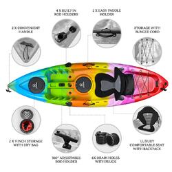 Osprey Fishing Kayak Package - Rainbow [Newcastle]