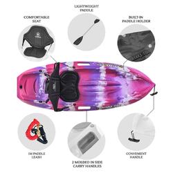 Puffin Kids Kayak Package - Pink & Purple [Newcastle]