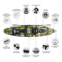 Merlin Double Fishing Kayak Package - Jungle Camo [Brisbane-Darra]