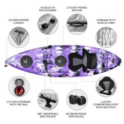 Osprey Fishing Kayak Package - Purple Camo [Brisbane-Darra]