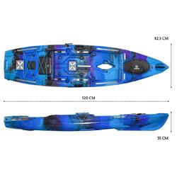 NextGen 10.5 Pedal Kayak - Galaxy [Newcastle]