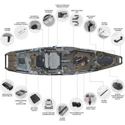 NextGen 11.5 Pedal Kayak - Earth [Newcastle]