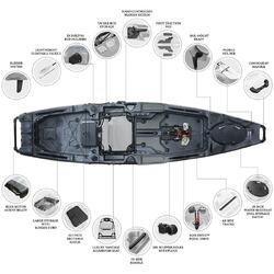 NextGen 11.5 Pedal Kayak - Raven [Newcastle]