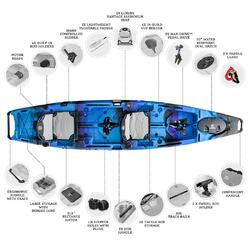 NextGen 13 Duo Pedal Kayak - Galaxy [Newcastle]