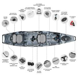 NextGen 13 Duo Pedal Kayak - Thunder [Newcastle]