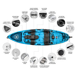 NextGen 10 MKII Pro Fishing Kayak Package - Sky Blue [Newcastle]