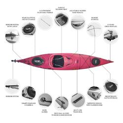 Oceanus 11.5 Single Sit In Kayak - Fuchsia [Brisbane-Darra]