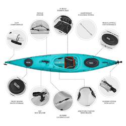 Oceanus 12.5 Single Sit In Kayak - Ocean [Newcastle]