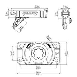 Railblaza Rod Tube And StarPort HD Kit