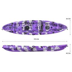 Eagle Pro Double Fishing Kayak Package - Purple Camo [Newcastle]