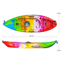 Puffin Pro Kids Kayak Package - Rainbow [Newcastle]