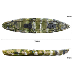 Merlin Pro Double Fishing Kayak Package - Jungle Camo [Adelaide]