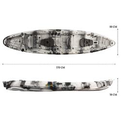 Merlin Double Fishing Kayak Package - Grey Camo [Brisbane-Darra]