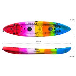 Eagle Pro Double Fishing Kayak Package - Rainbow [Melbourne]