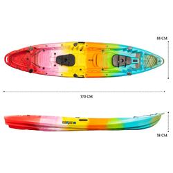 Merlin Double Fishing Kayak Package - Rainbow [Melbourne]