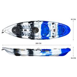 NextGen 9 Fishing Kayak Package - Blue Camo [Newcastle]