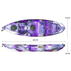 NextGen 9 Fishing Kayak Package - Purple Camo [Newcastle]