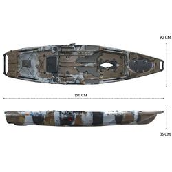 NextGen 11.5 Pedal Kayak - Earth [Newcastle]