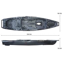 NextGen 11.5 Pedal Kayak - Raven [Newcastle]