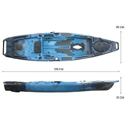 NextGen 11.5 Pedal Kayak - Steel Blue [Newcastle]