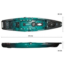 NextGen 12 Pedal Kayak - Emerald Green [Newcastle]