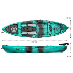 NextGen 10 MKII Pro Fishing Kayak Package - Bora Bora [Newcastle]