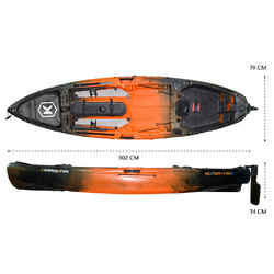 NextGen 10 MKII Pro Fishing Kayak Package - Sunset [Newcastle]